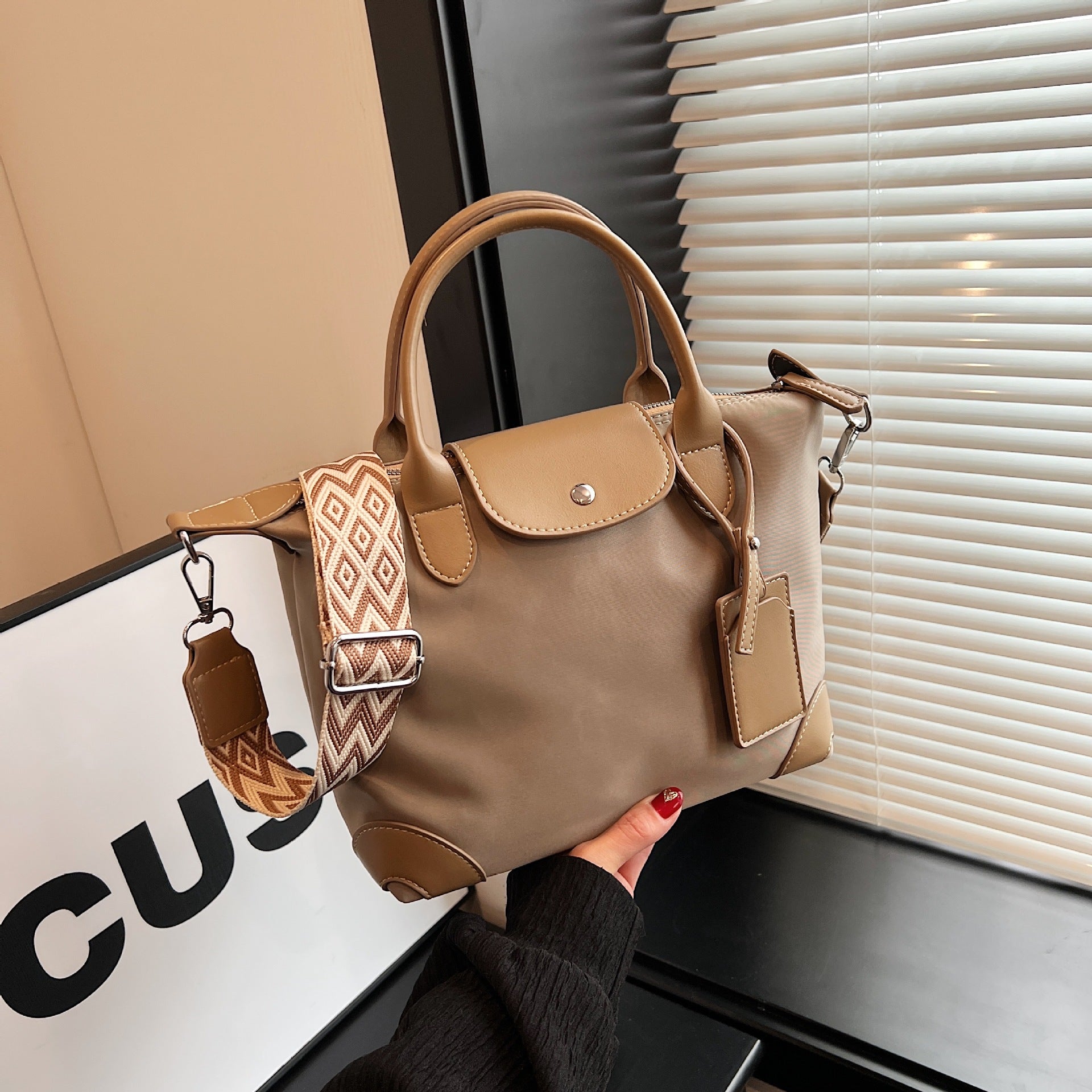New Nylon Large Capacity Women Shoulder Crossbody Tote Bag