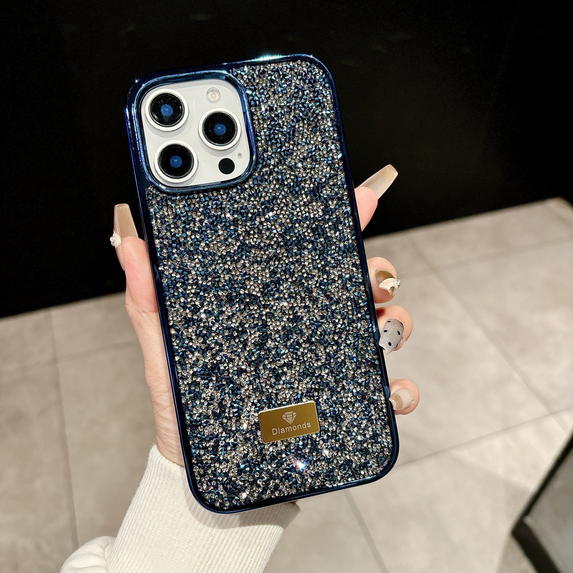Electroplated Diamond Rhinestone Case for iPhone 17 Pro Max