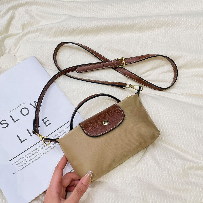 Nylon Mini Dumpling Shoulder Crossbody Messenger Handbag
