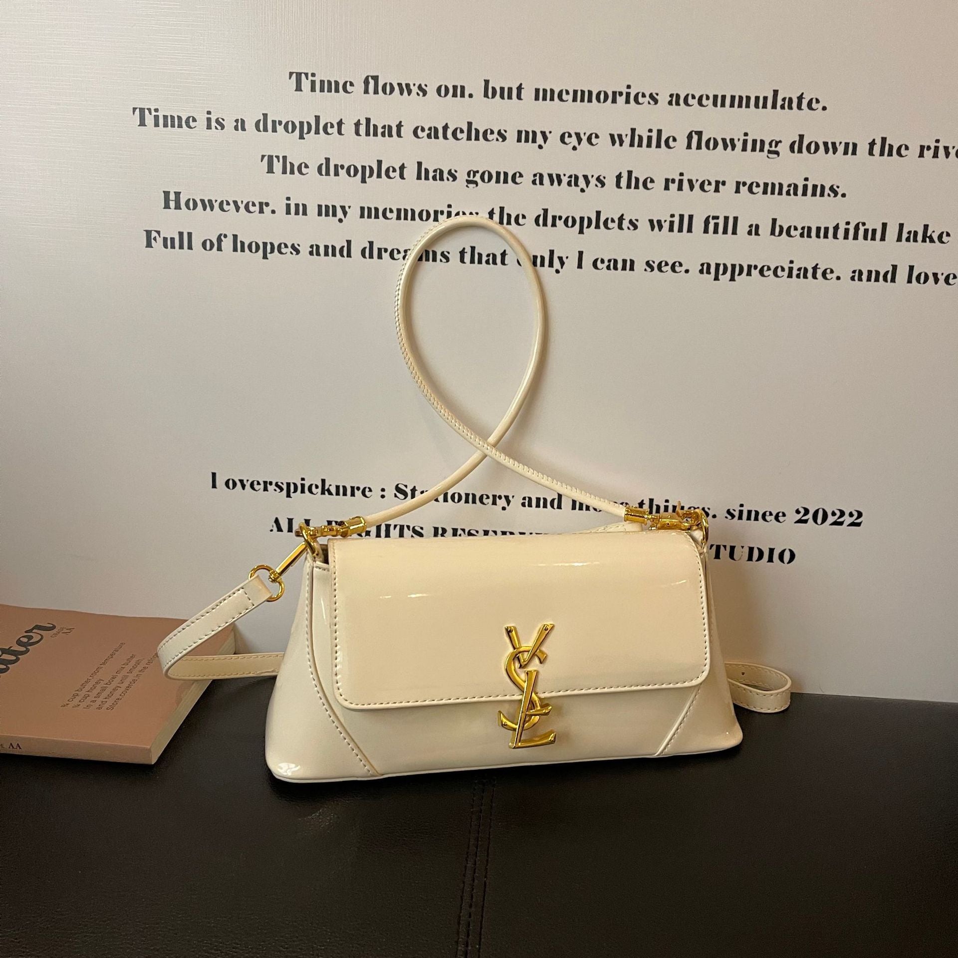 Niche Poplar Forest Baguette Shoulder Bag Luxury Fashion