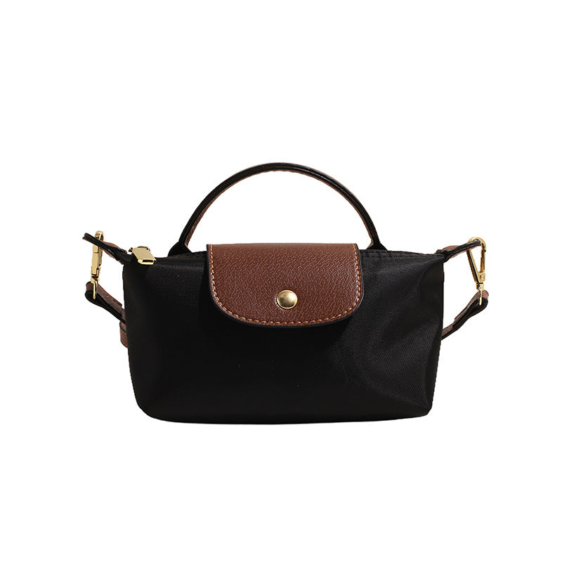 Retro Dragon Shoulder Crossbody Nylon Dumpling Bag for Women
