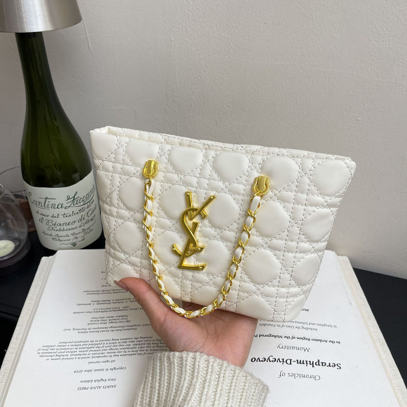 Poplar Forest Rhombus Chain Luxury Bucket Shoulder Bag
