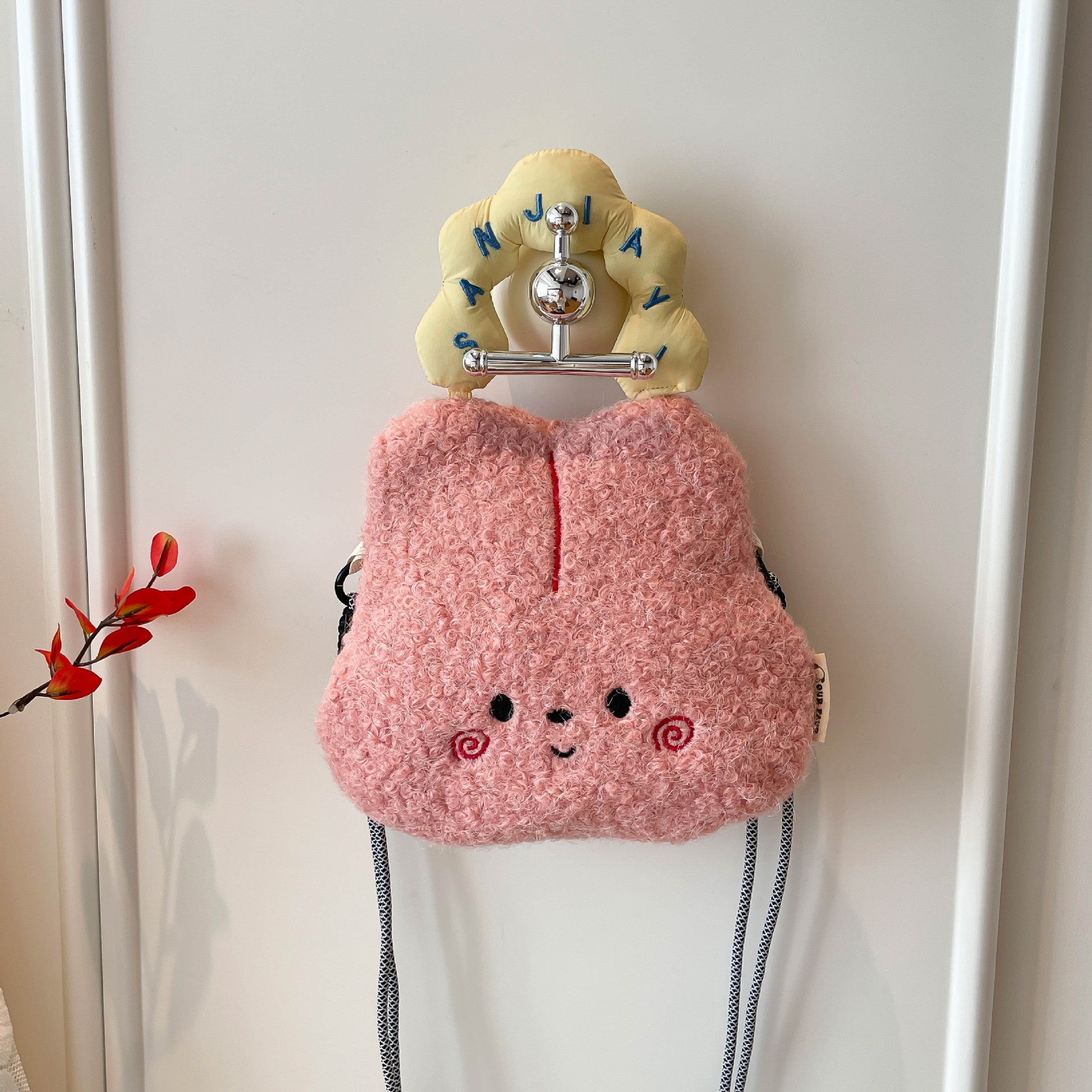 Cute Cartoon Mini Handbag Personalized Contrast Color Messenger Bag