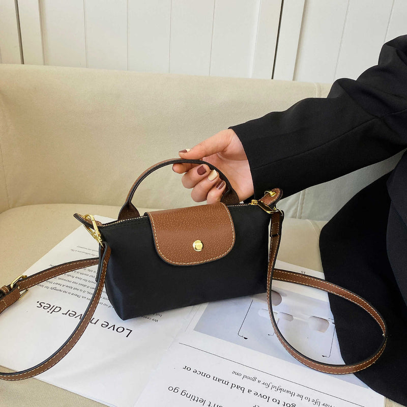 Nylon Mini Dumpling Shoulder Crossbody Messenger Handbag