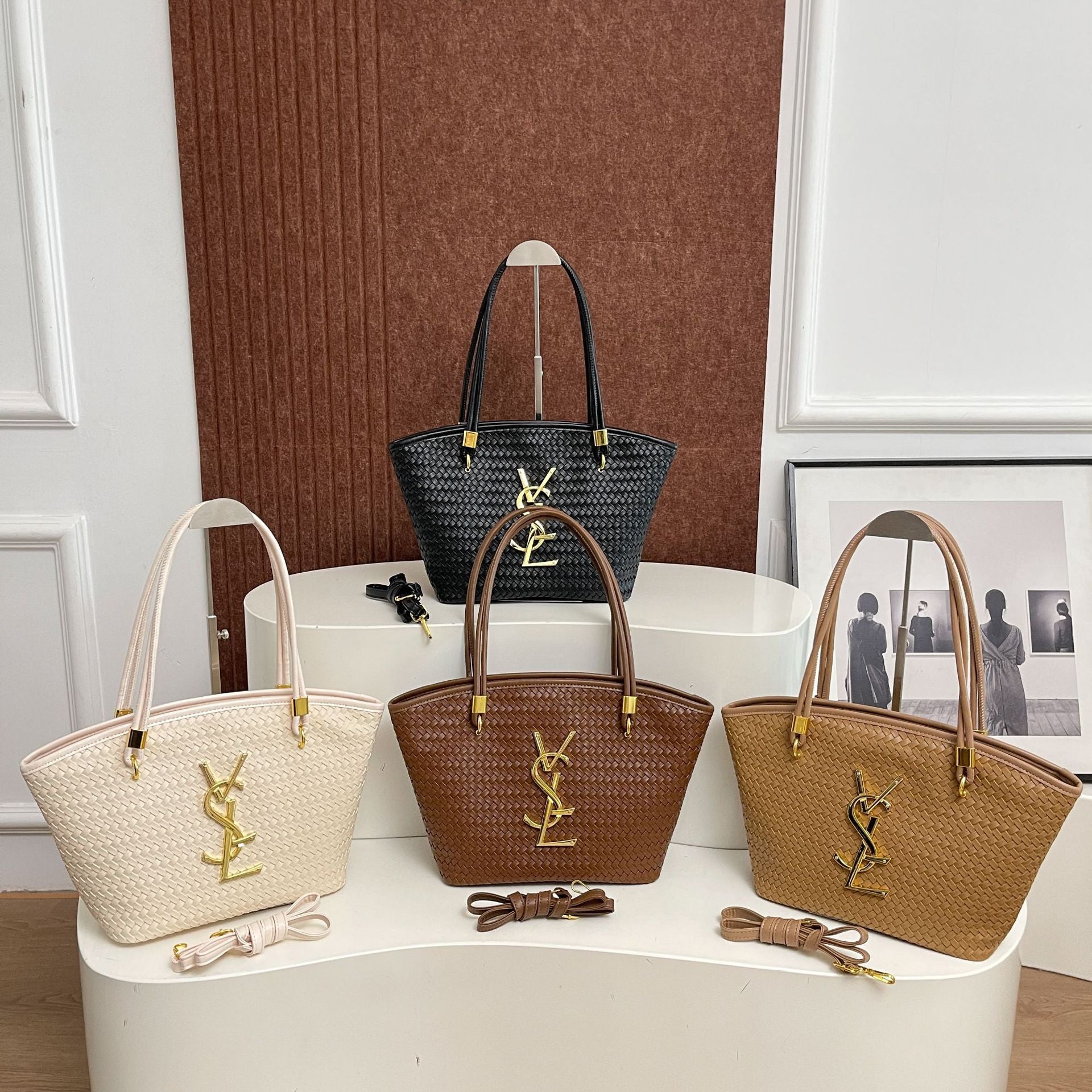 Poplar Forest Tote Bag Large Capacity Shoulder Handbag