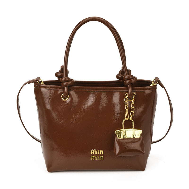 Miu Retro Luxury Bucket Bag Shoulder Crossbody Handbag
