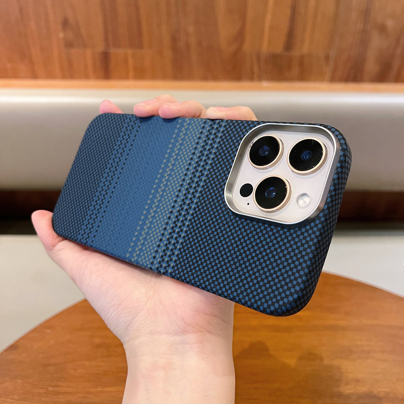 Carbon Fiber Magnetic iPhone 17 Pro Max Phone Case
