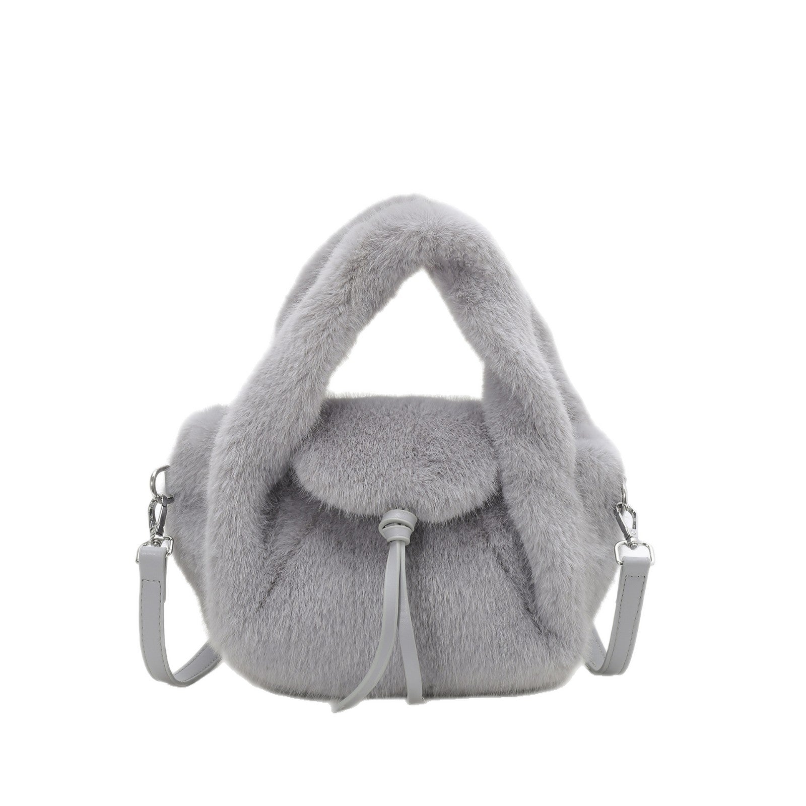 Versatile Portable Small Bag - Simple Plush Fashion Shoulder Bag