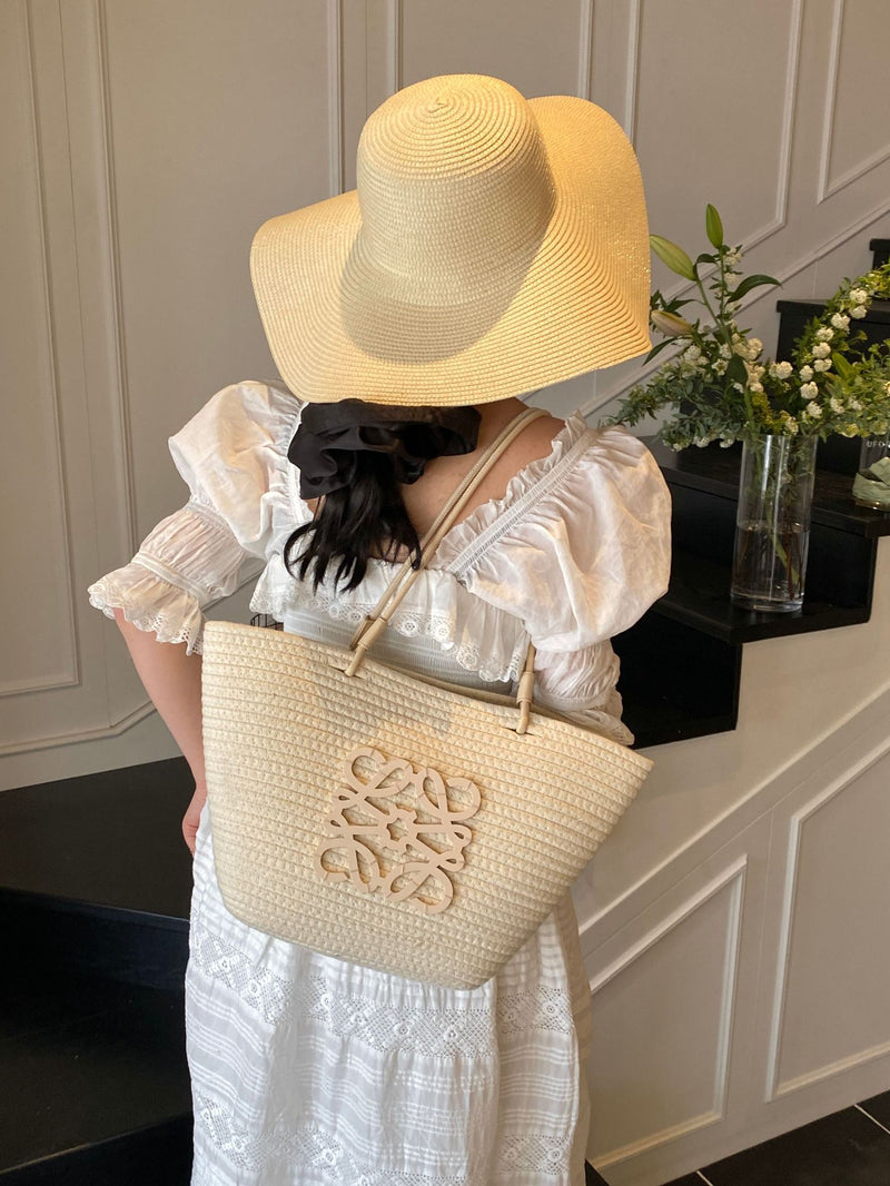 Large Capacity Woven Handbag for Women