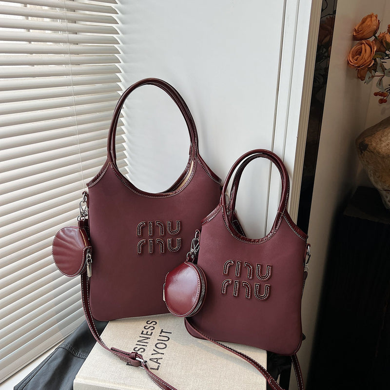 Miu Versatile Mother & Child Shoulder Bag Large Capacity