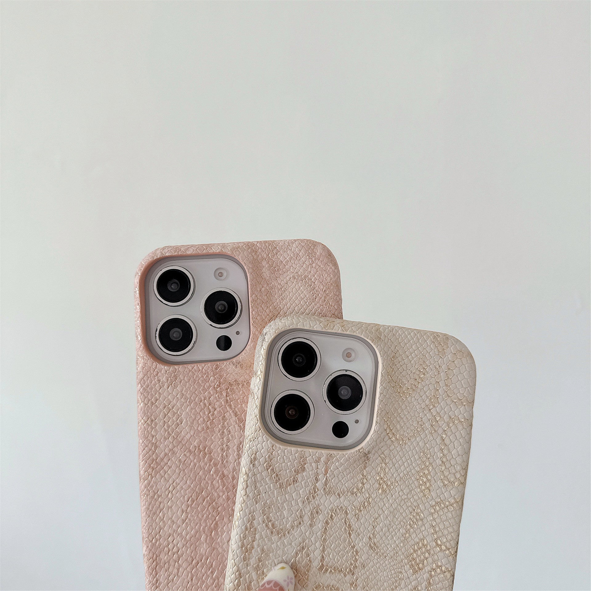 Light Luxury Python Leather iPhone 17 Pro Max Phone Case