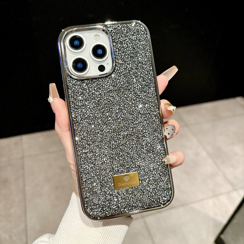 Electroplated Diamond Rhinestone Case for iPhone 17 Pro Max