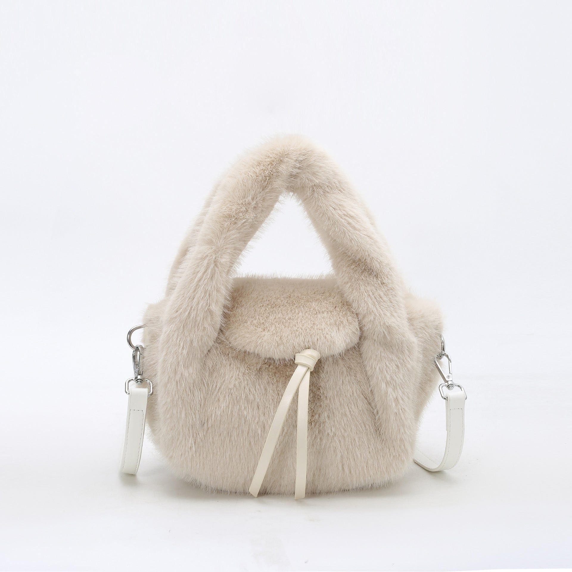 Versatile Portable Small Bag - Simple Plush Fashion Shoulder Bag