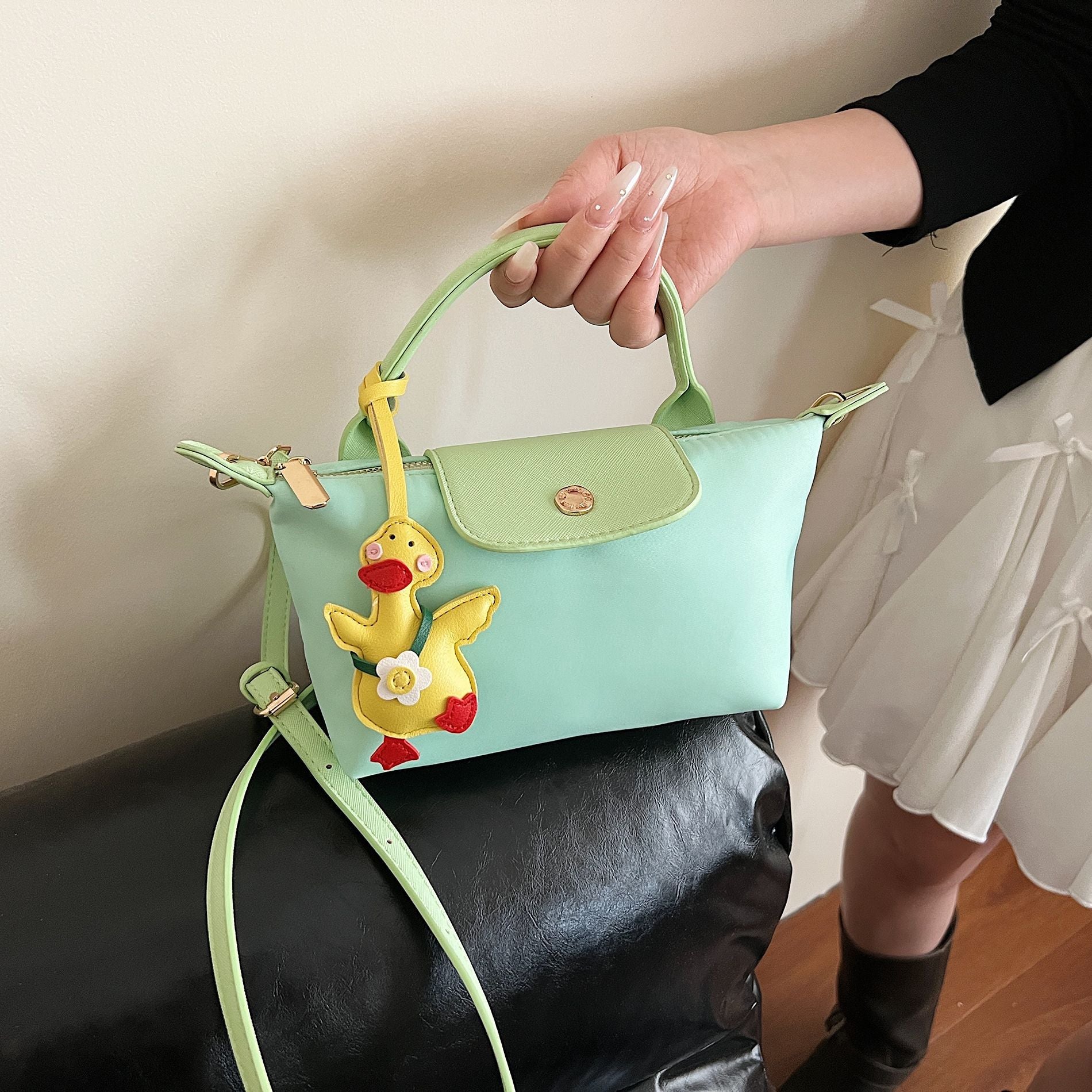 Dopamine Luxury Nylon Dumpling Shoulder Crossbody Bag