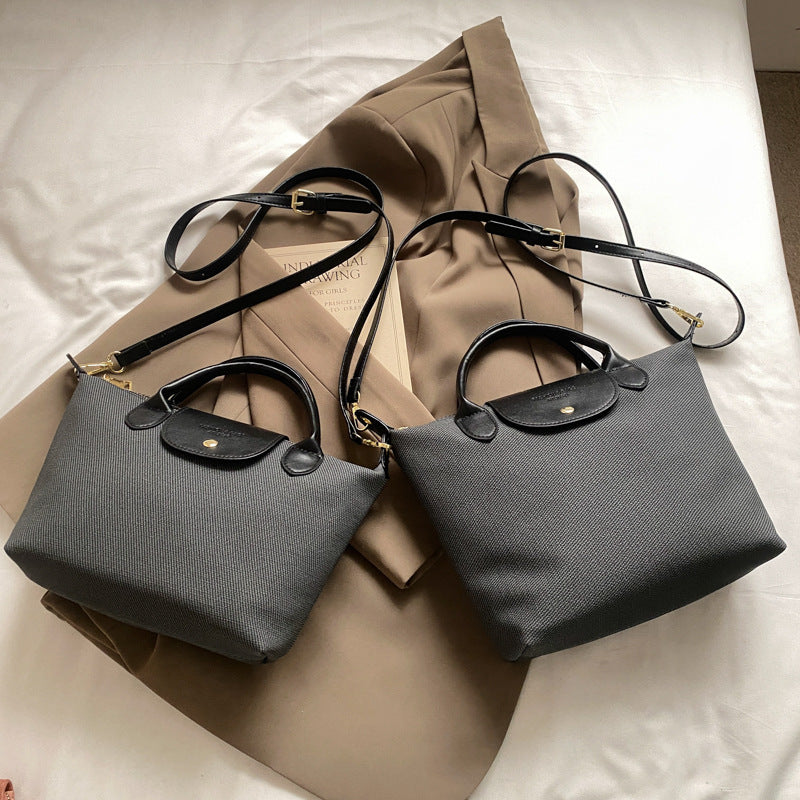 Oxford Cloth Dumpling Shoulder Bag Women Trendy Handbag