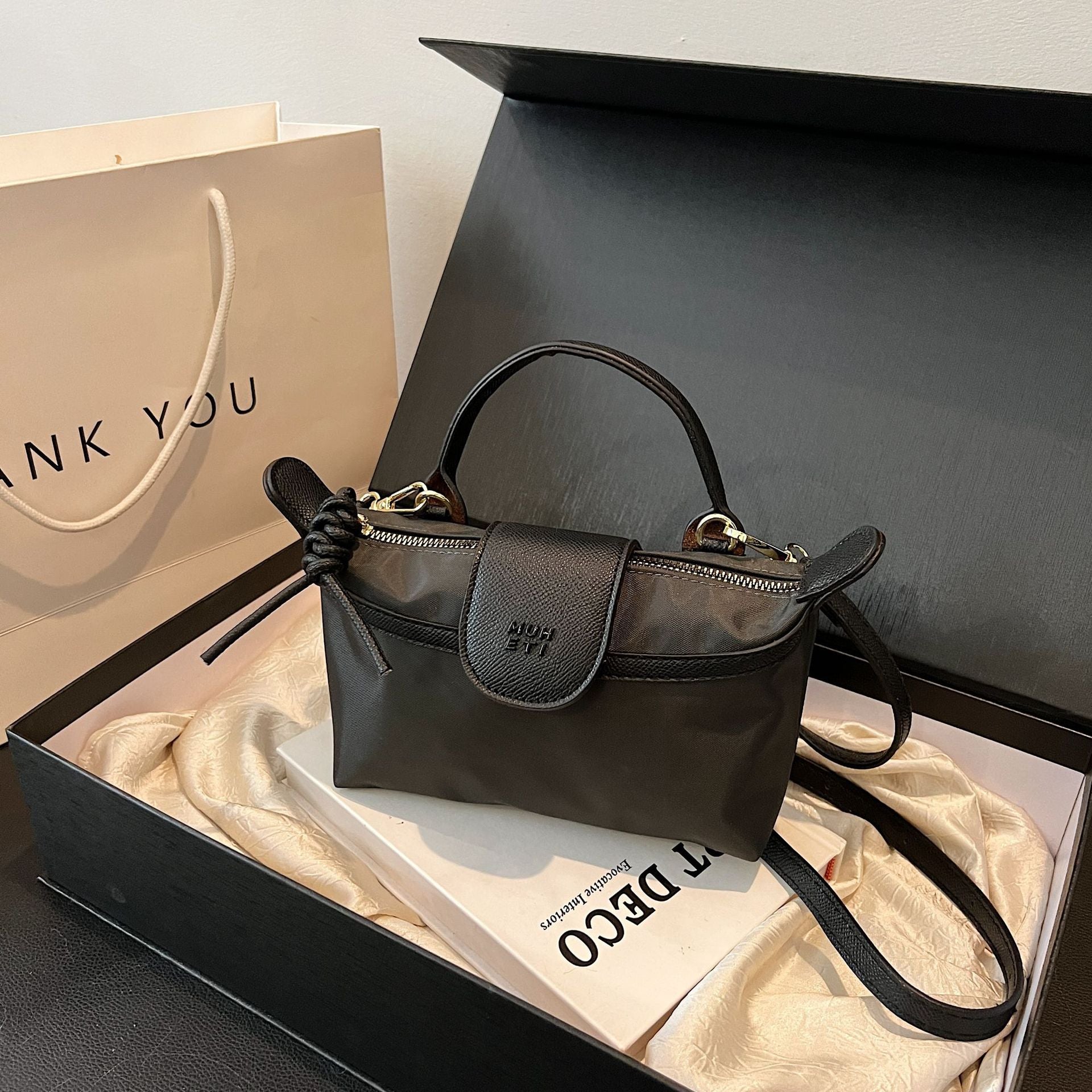 South Wind Chio2nd Sunset Avenue Oxford Cloth Tote Bag Dragon Bags Vintage Casual Versatile One Shoulder Crossbody Bag