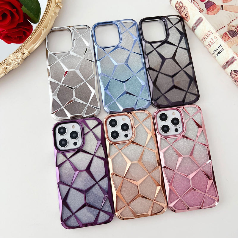 Glitter Diamond Electroplated iPhone 17 Pro Max Case