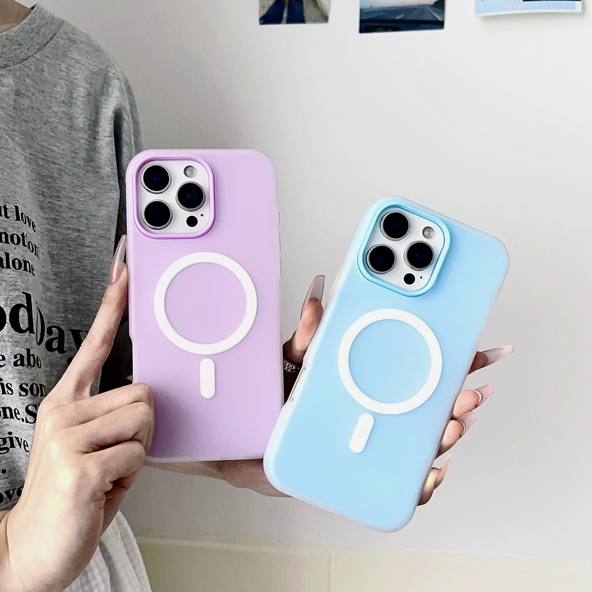 Magnetic Matte Jelly Case for iPhone 17 Pro Max & 16