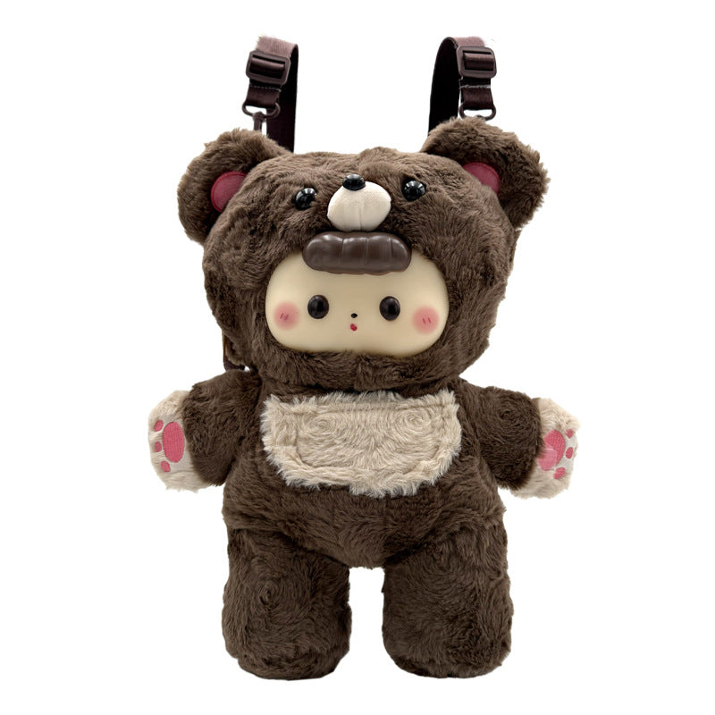 Cute Plush Backpack for Students