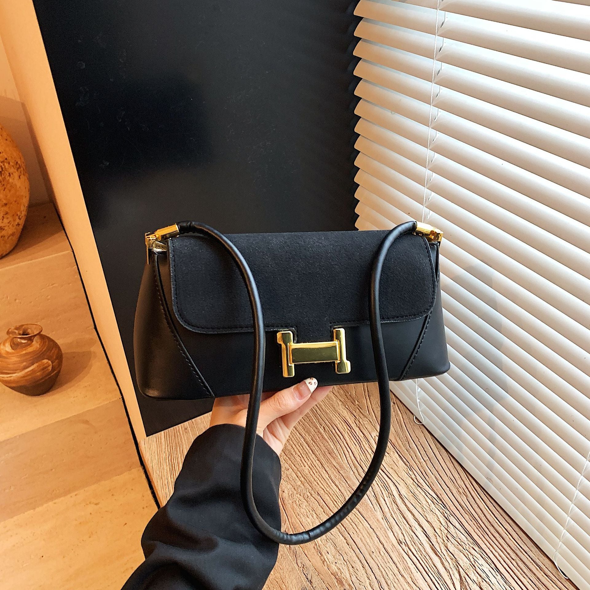 Leopard Print Poplar Texture Women's Shoulder Crossbody Bag