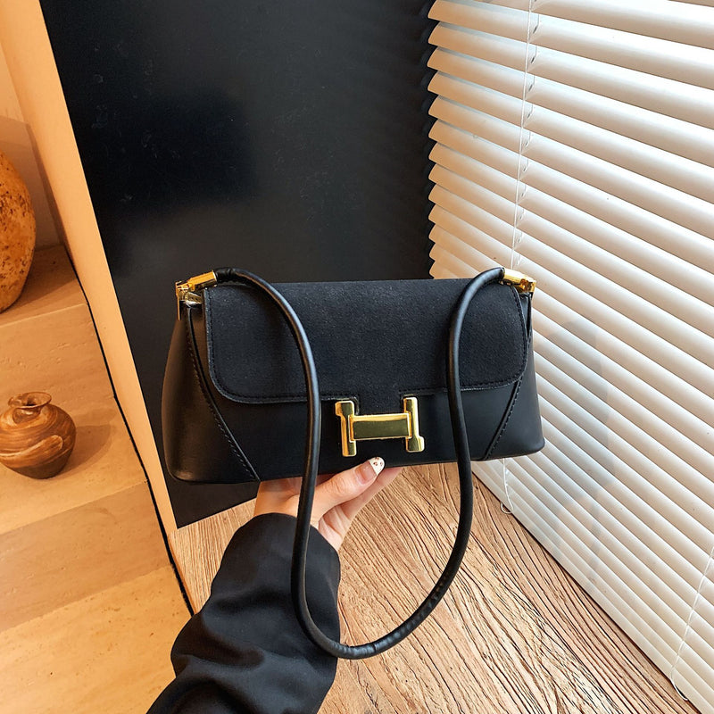 Leopard Print Poplar Texture Women's Shoulder Crossbody Bag