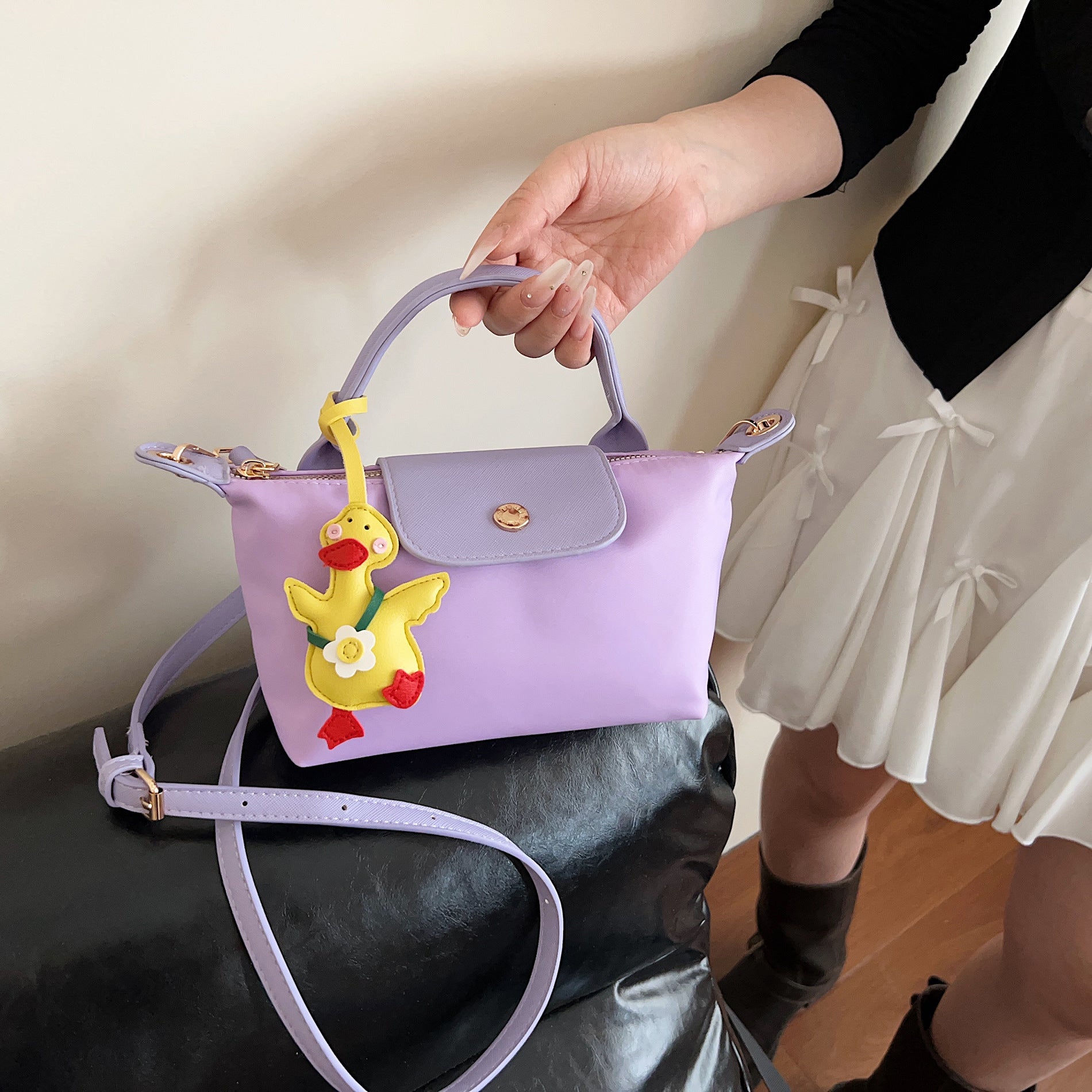 Dopamine Luxury Nylon Dumpling Shoulder Crossbody Bag