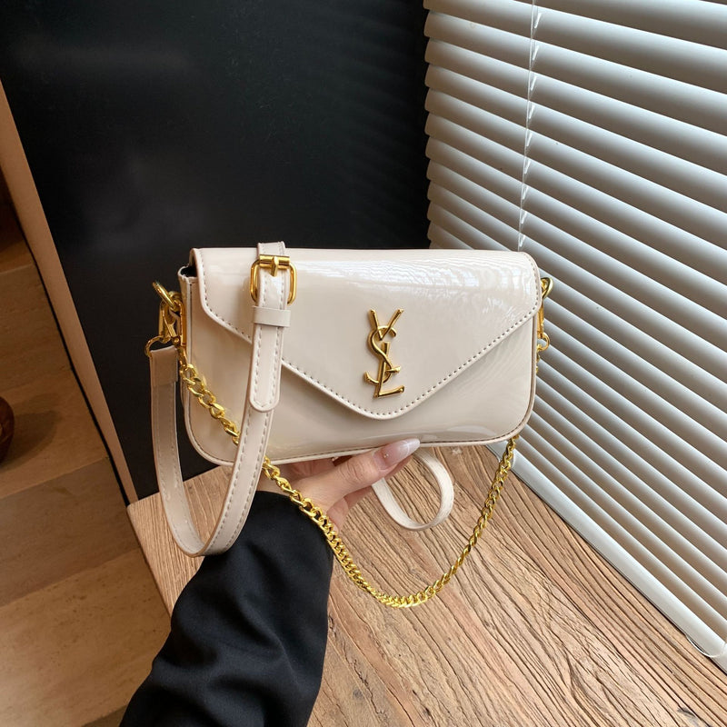 Retro Chain Poplar Forest Small Square Bag Bags European Beautiful Woman Spice Girl Style Texture Fashion Shoulder Messenger Bag