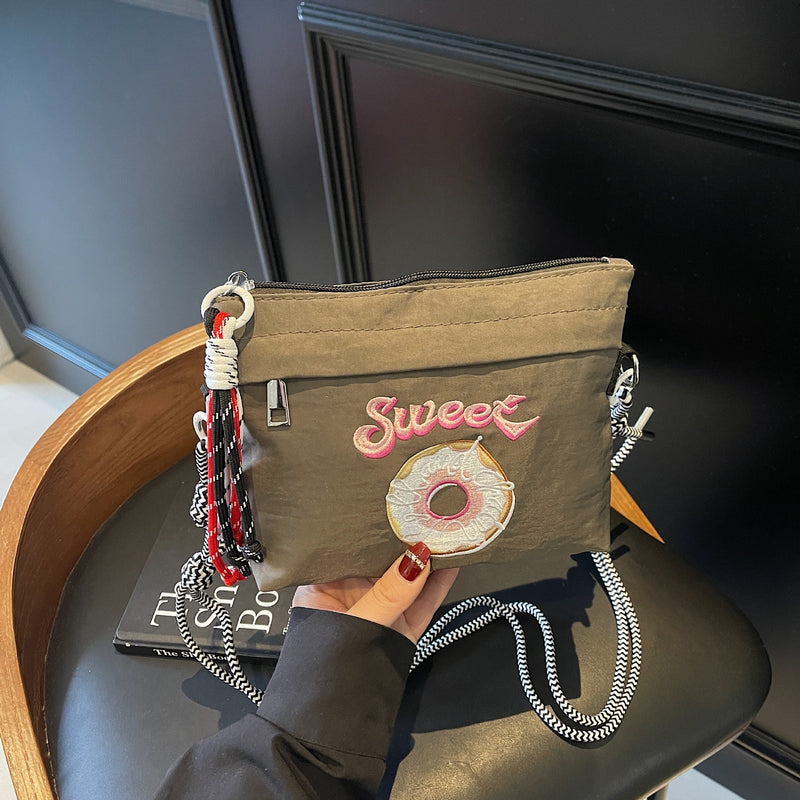 Donut Chain Shoulder Bag for Women Fashion Commuter Bag