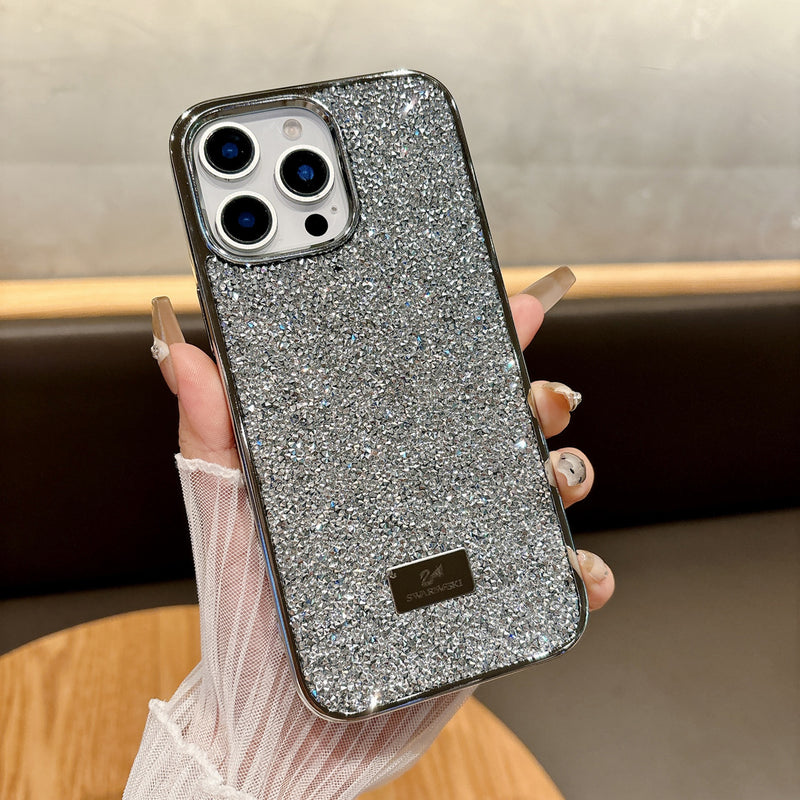 Electroplated Rhinestone Diamond Case for iPhone 17 Pro Max