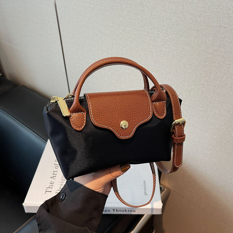 Style Premium Dragon Bags Xiang Handbag Nylon Cloth Fashion Dumpling Bag Retro Messenger Bag Commuter Women'S Bag