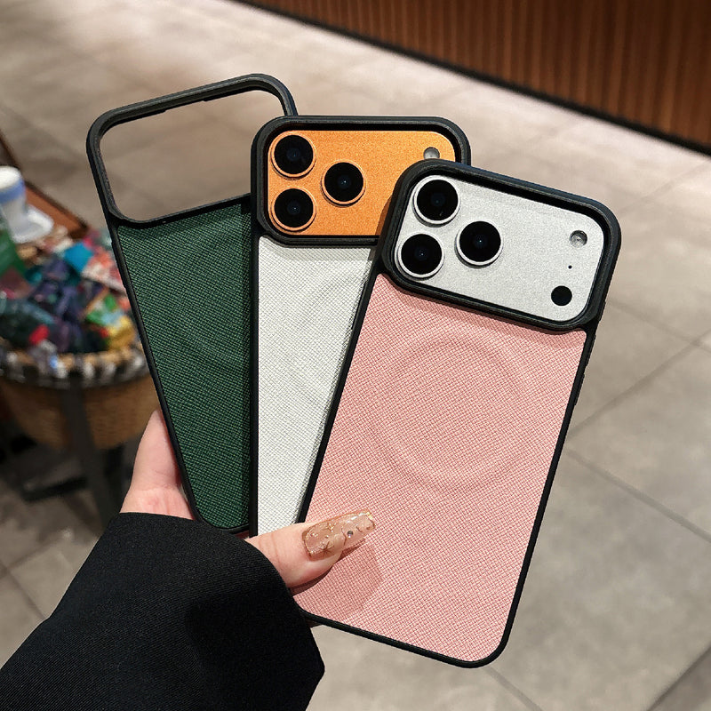 iPhone 17 Pro Max Strong Magnetic Cross Pattern Phone Case