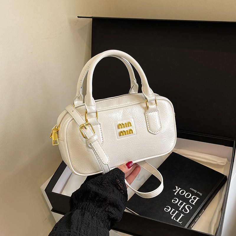 Women's Mini Bowling Pillow Bag Fashion Messenger Handbag