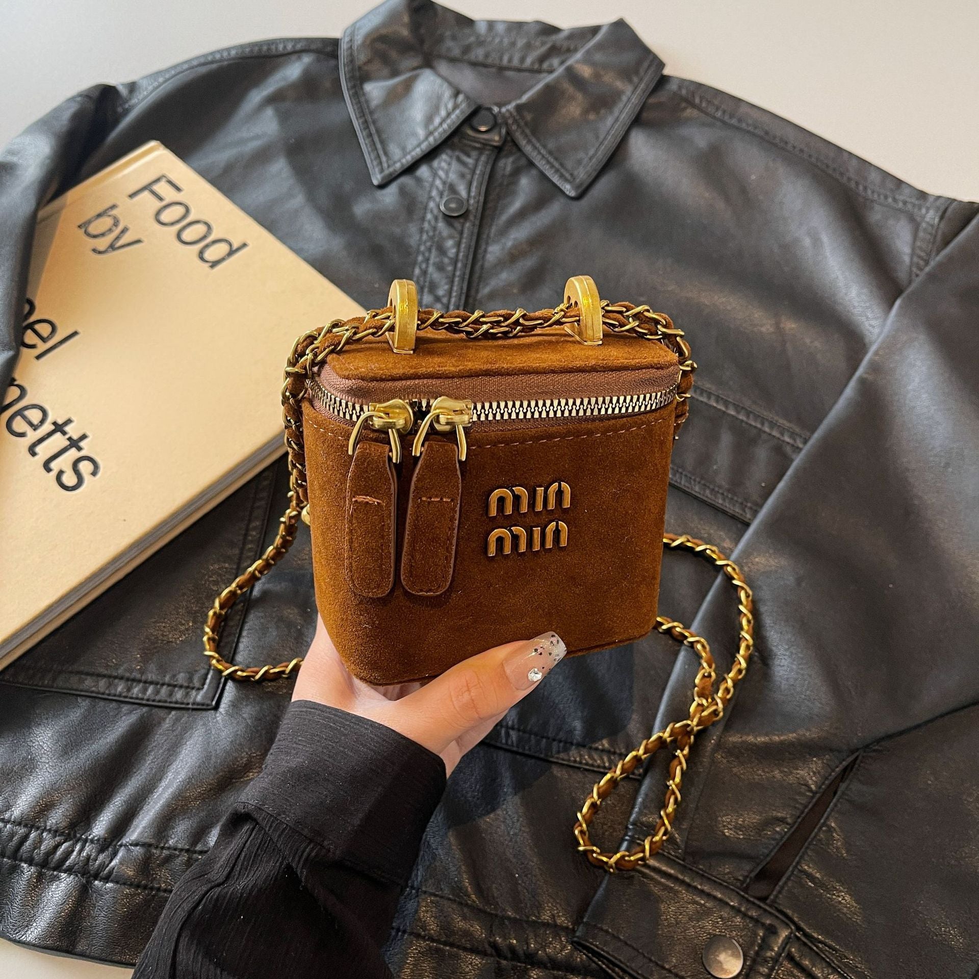 Retro Glossy Luxury Shoulder Bag for Women