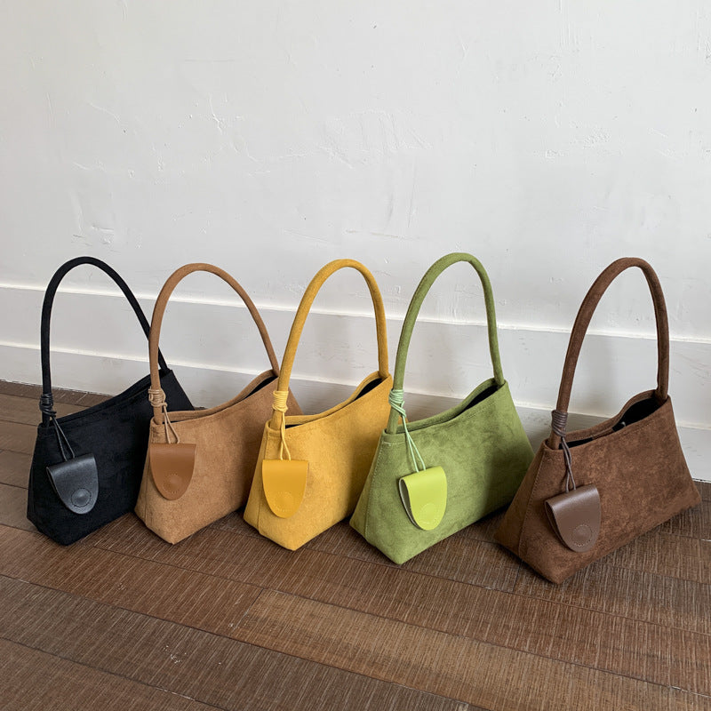 N Ins Niche Design Armpit Bag Simple Trendy Shoulder Matte Fashion Mother Child Handbag