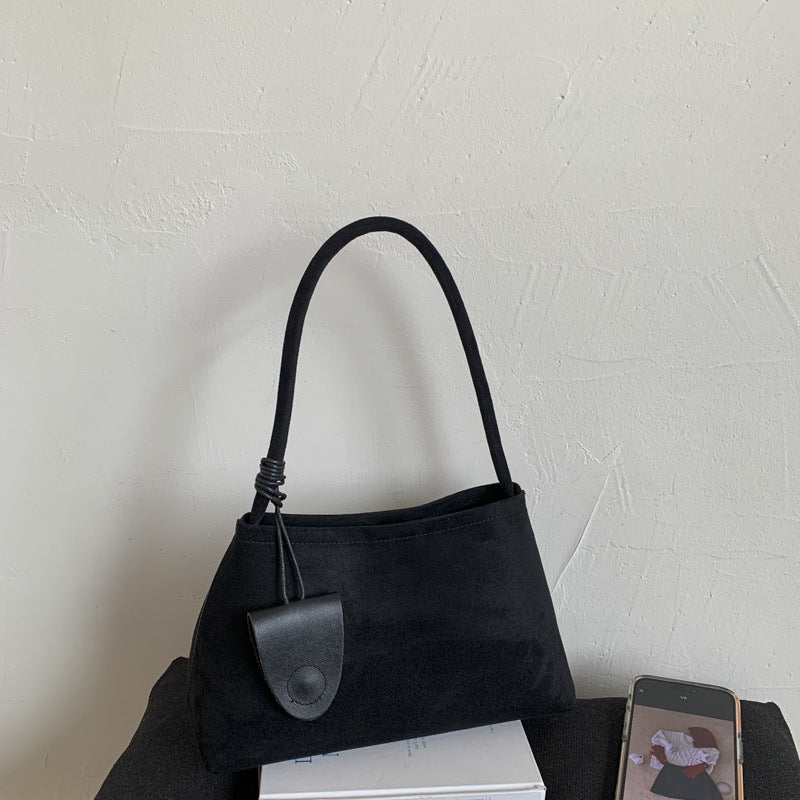 N Ins Niche Design Armpit Bag Simple Trendy Shoulder Matte Fashion Mother Child Handbag