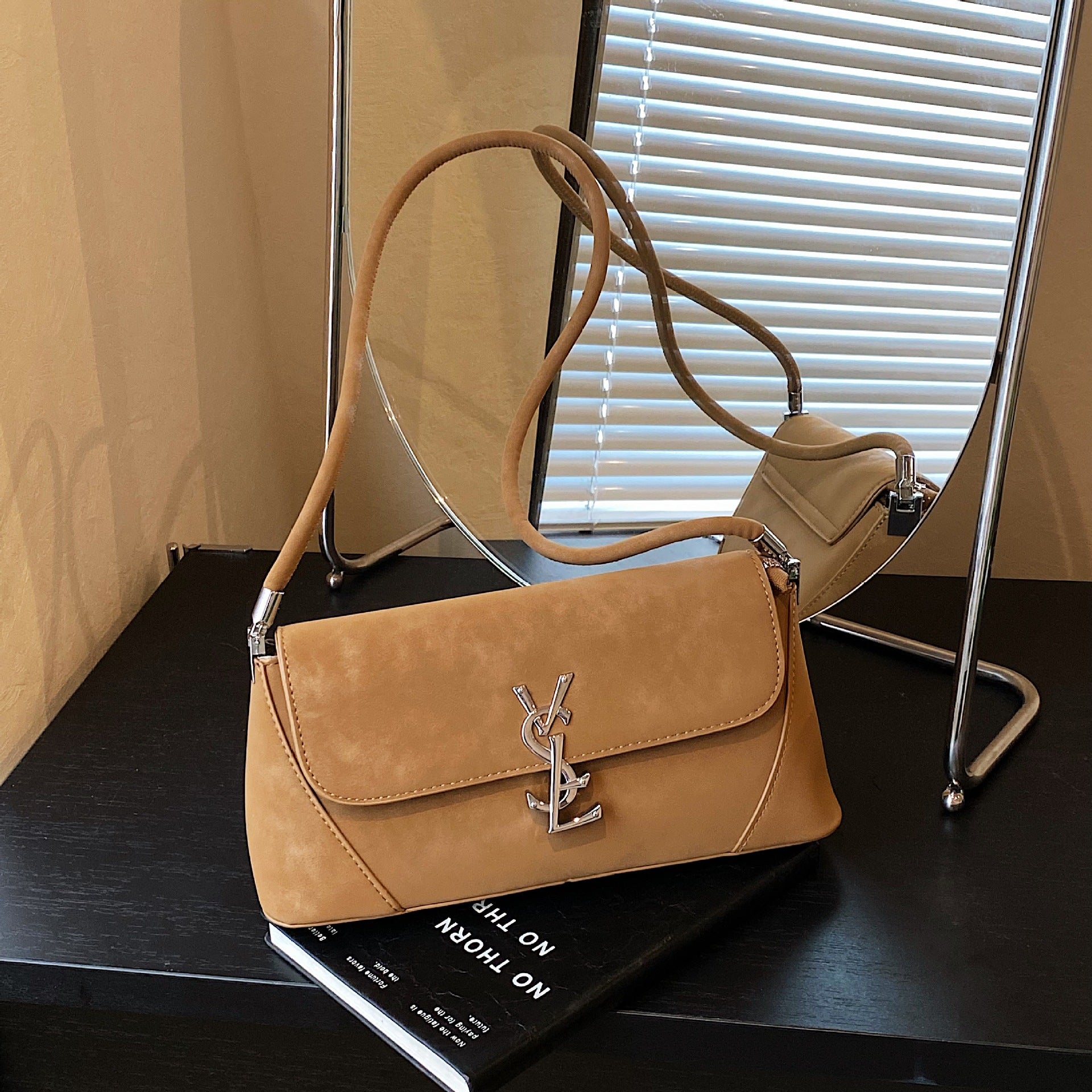 Luxury Poplar Forest Baguette Shoulder Chain Bag