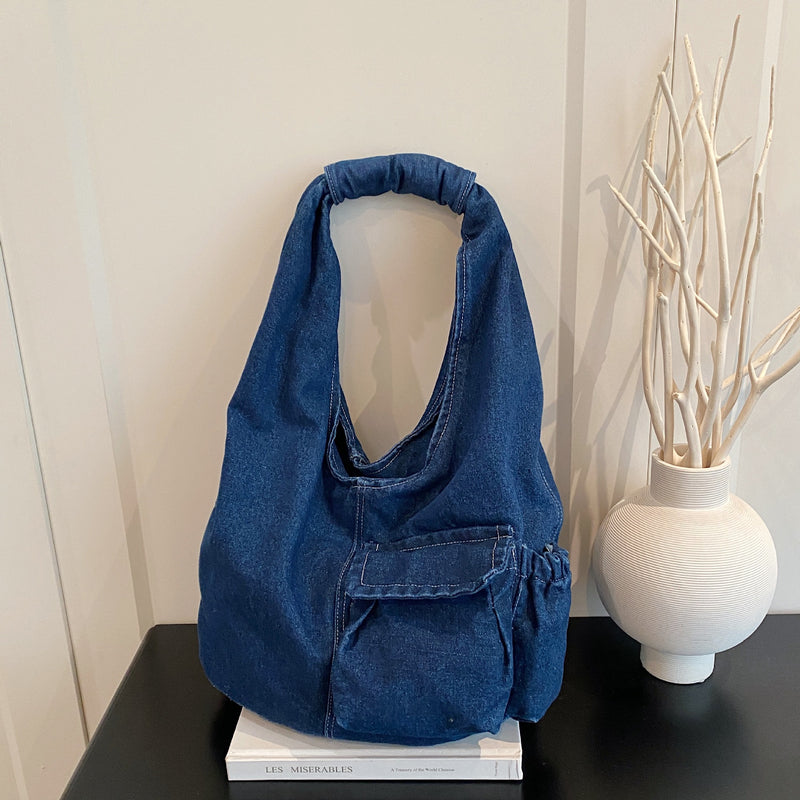 Retro Shoulder Bag - High-End Texture Simple Lazy Wind Commuter Bag