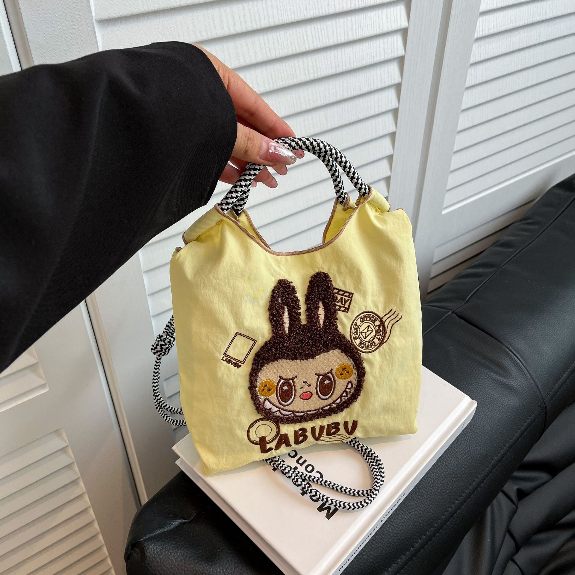 Labu Bu Embroidered Cartoon Crossbody Bag