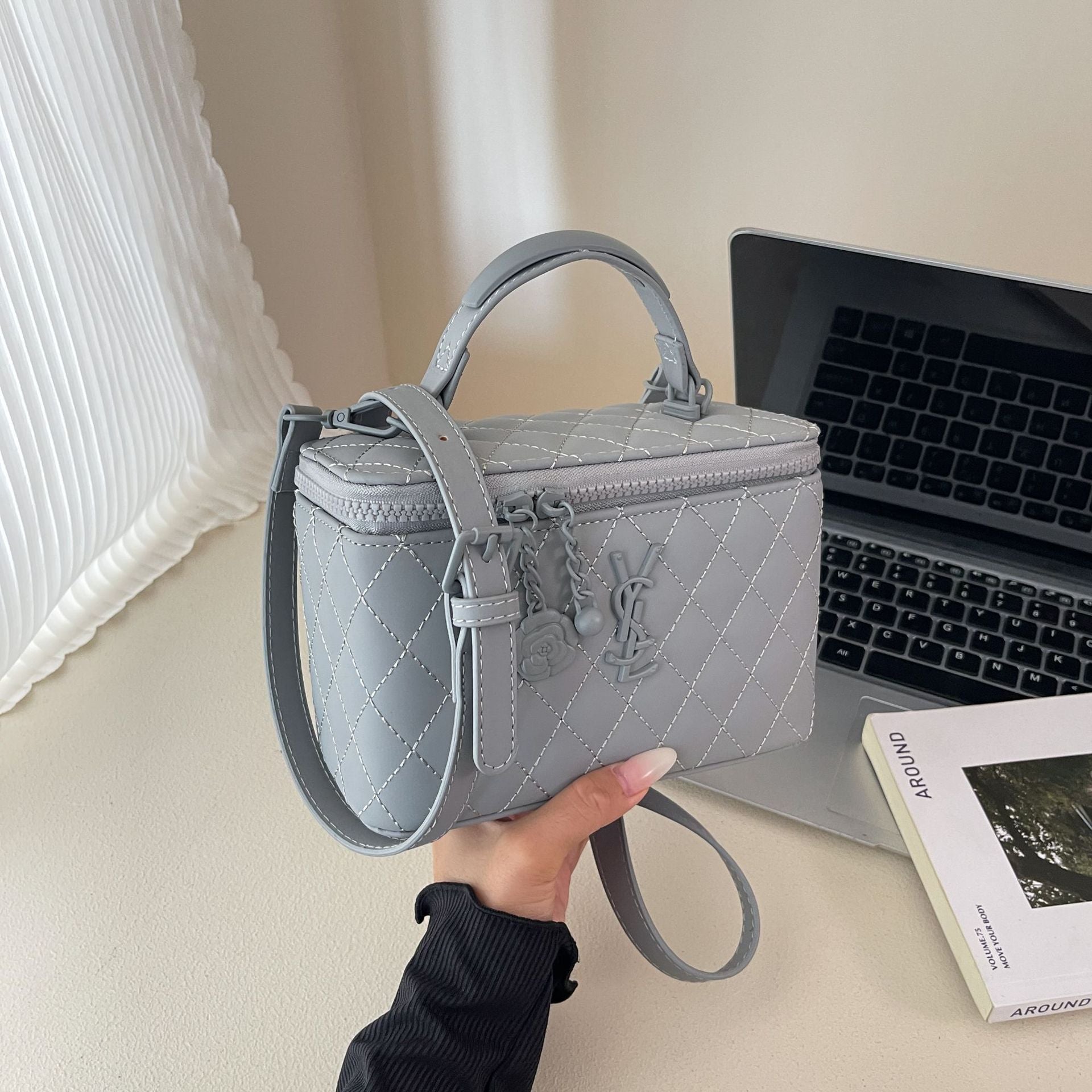 Light Luxury Poplar Forest Chain Messenger Box Bag
