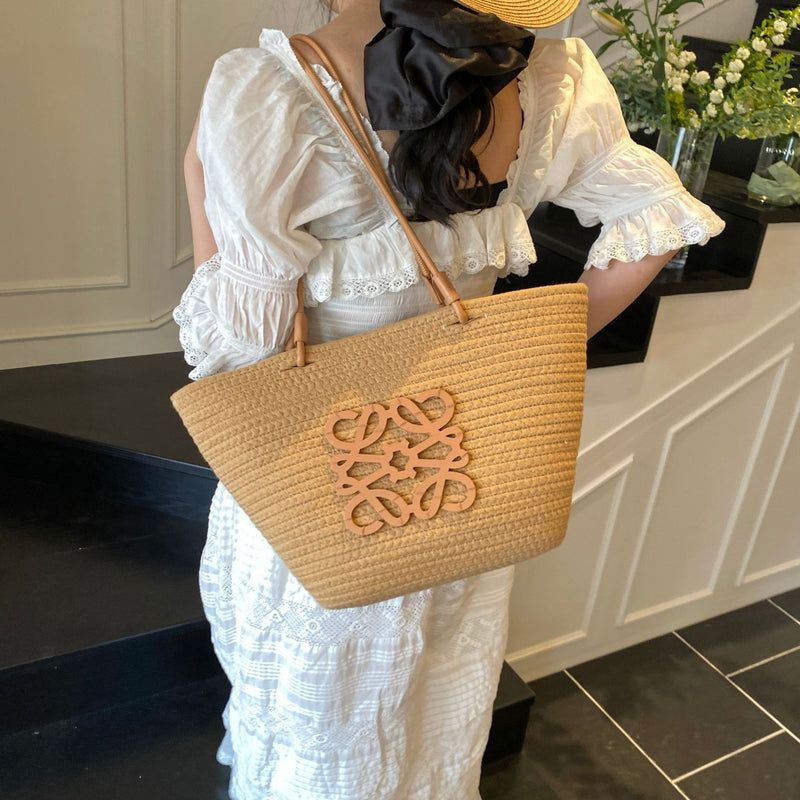 Large Capacity Woven Handbag for Women