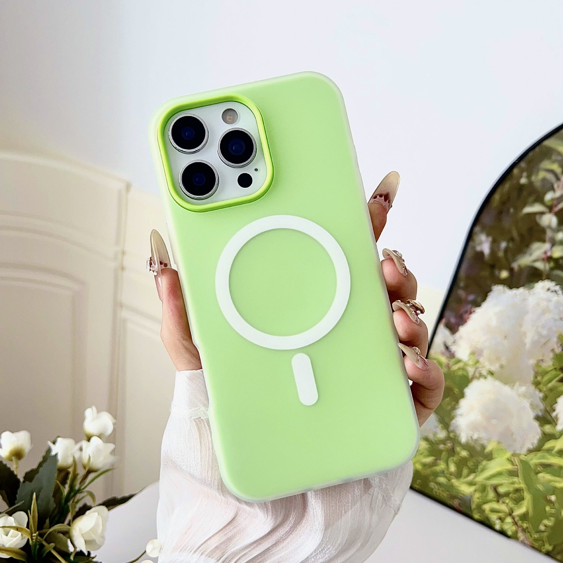 Magnetic Matte Jelly Case for iPhone 17 Pro Max & 16
