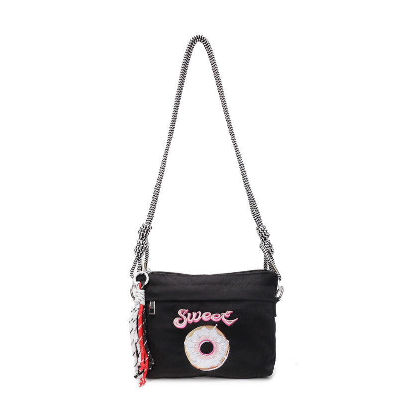 Donut Chain Shoulder Bag for Women Fashion Commuter Bag