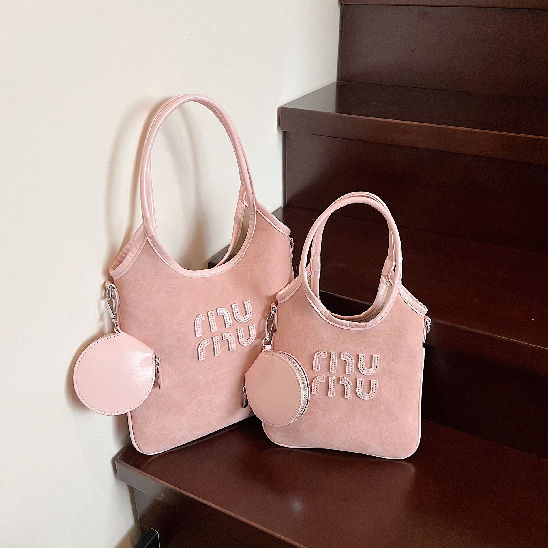 Miu Versatile Mother & Child Shoulder Bag Large Capacity