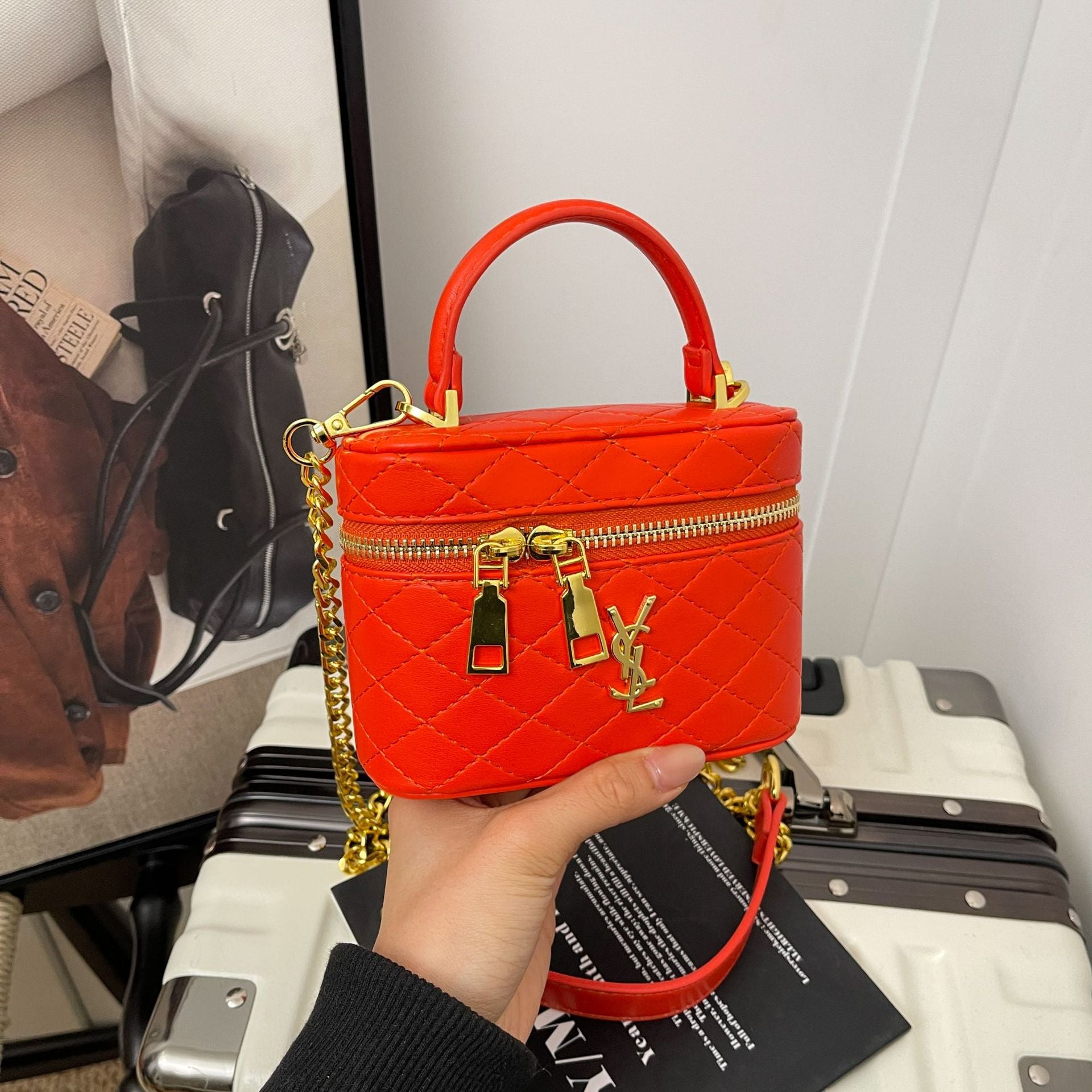 Fashion Poplar Forest Luxury Messenger Small Square Bag