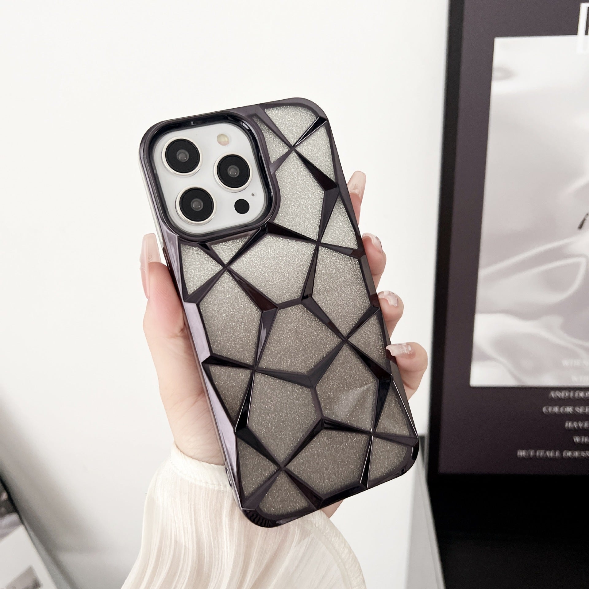 Glitter Diamond Electroplated iPhone 17 Pro Max Case