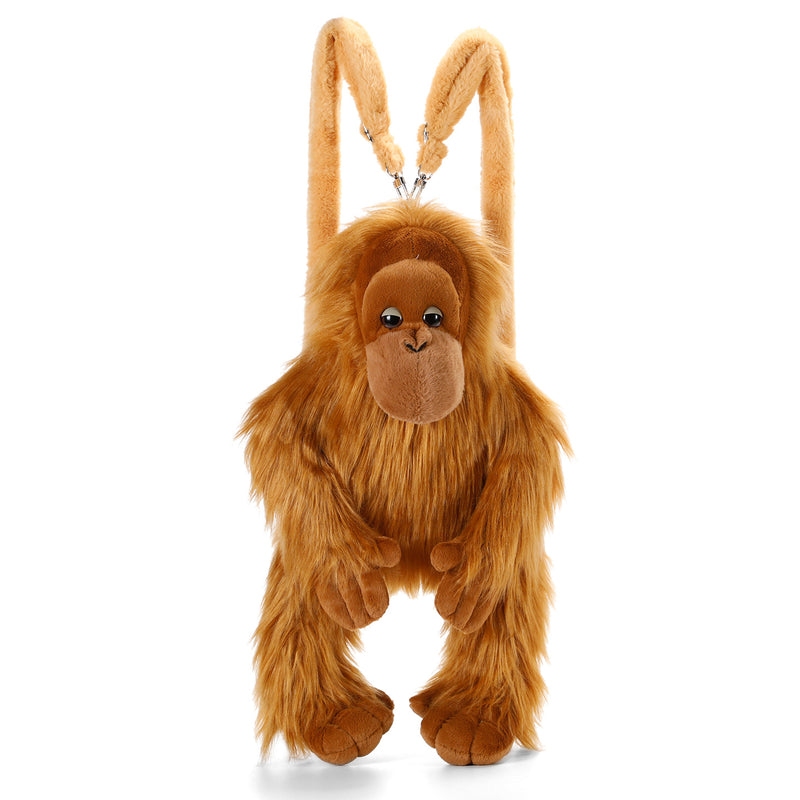 Cartoon Orangutan Backpack Plush Cute Book Bag