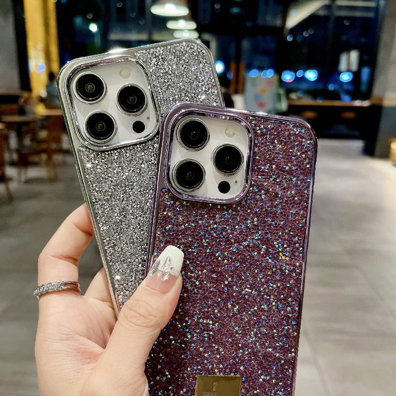 Luxury Rhinestone Electroplated iPhone 17 Pro Max Case
