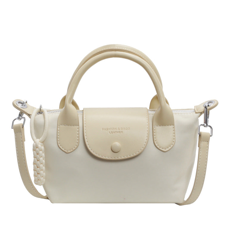 Oxford Cloth Dumpling Shoulder Bag Colorblock Handbag