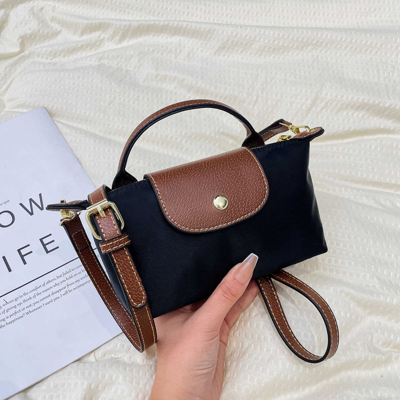Nylon Mini Dumpling Shoulder Crossbody Messenger Handbag