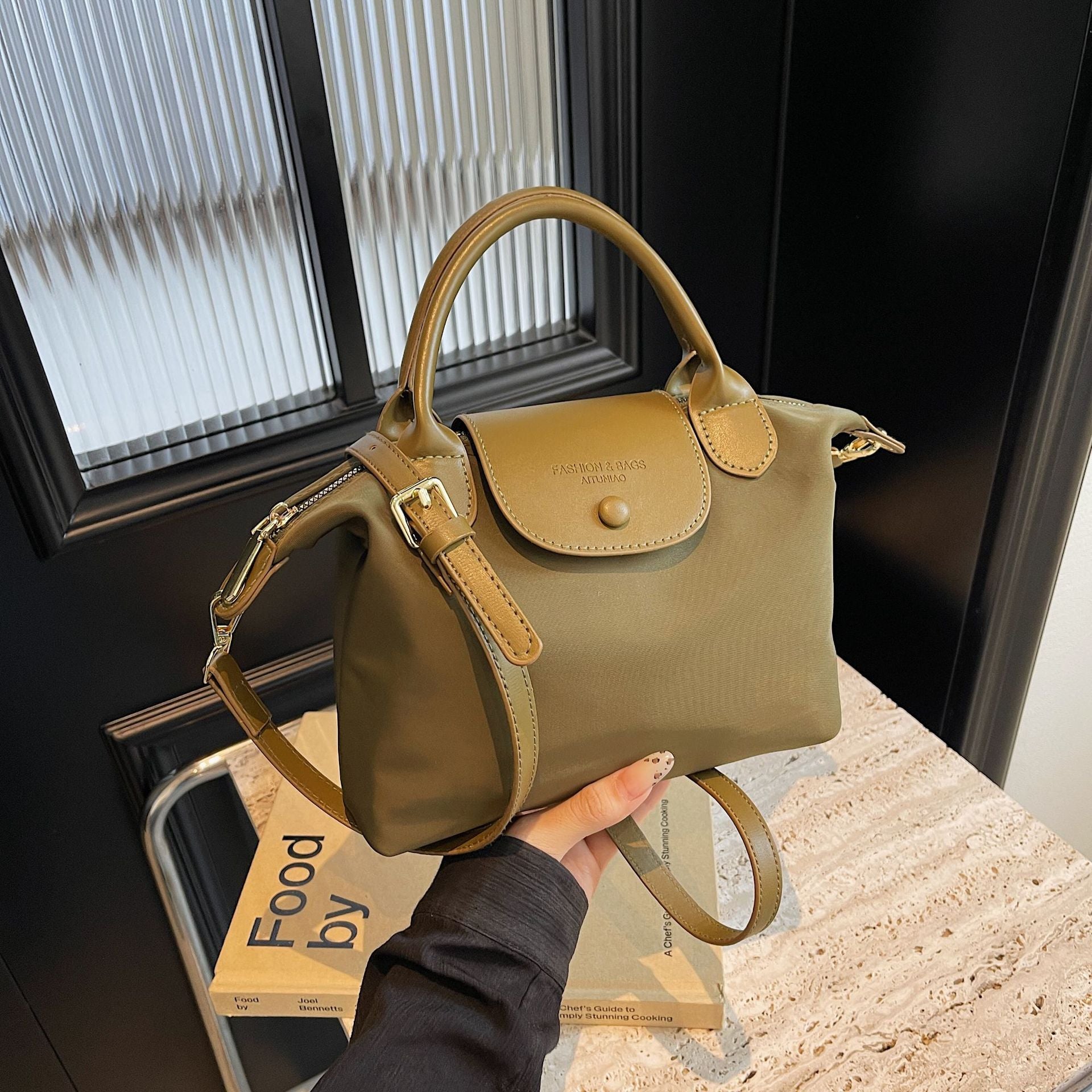 Trendy Oxford Dragon Dumpling Shoulder Crossbody Bag